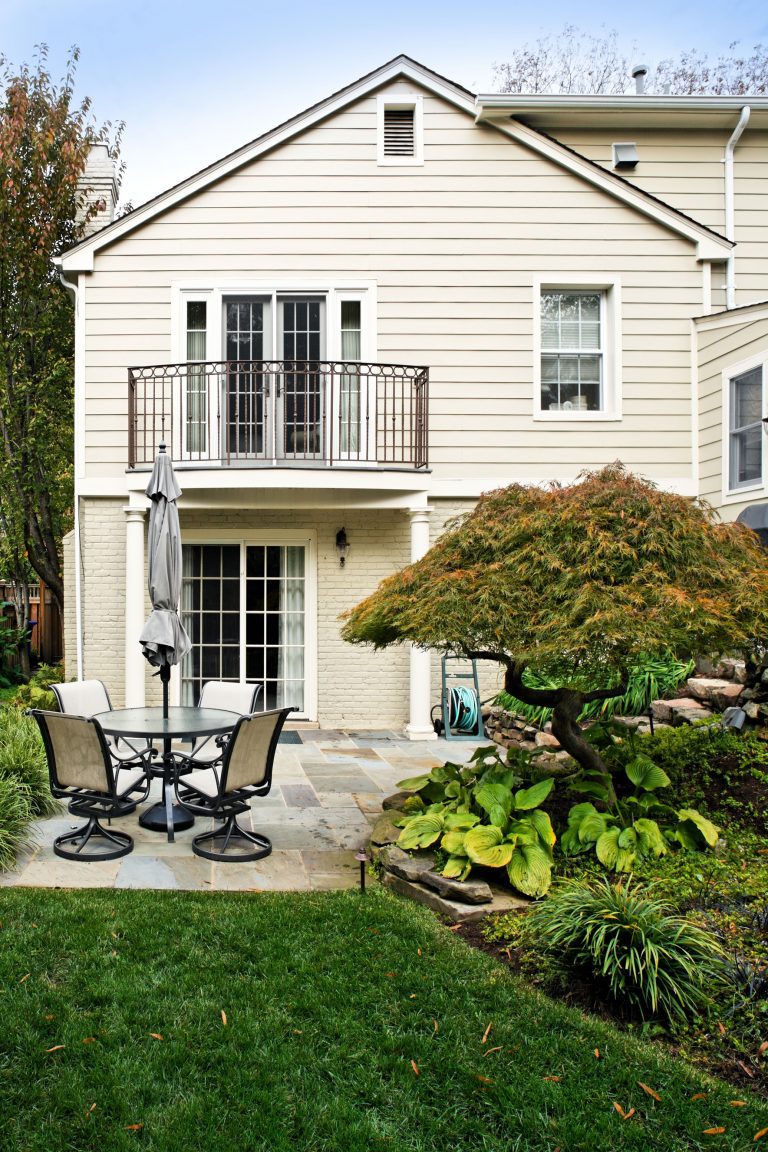 full maryland home remodel second story addition back patio balcony