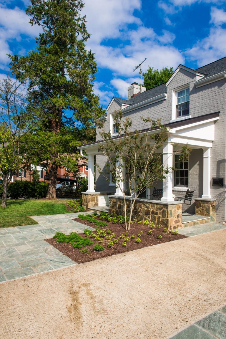 front addition on virginia home