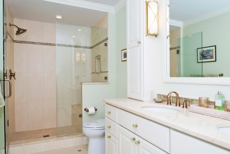 large bright white and gold bathroom brass hardware