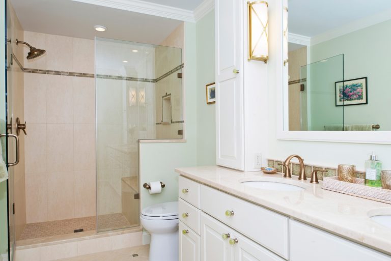 large bright white and gold bathroom brass hardware