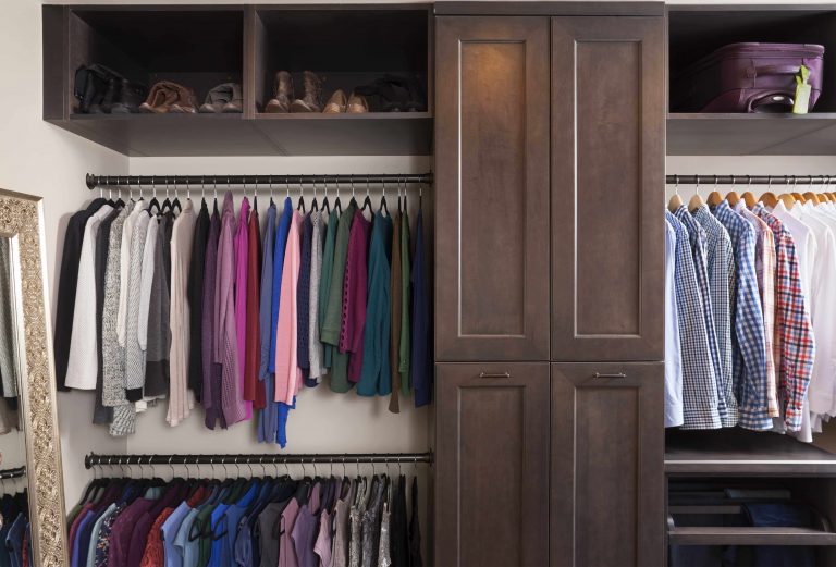 master bedroom walk in closet lots of storage