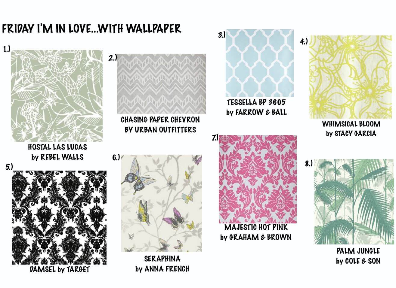 Friday I'm In Love: Wallpaper Patterns | Case Design Blog