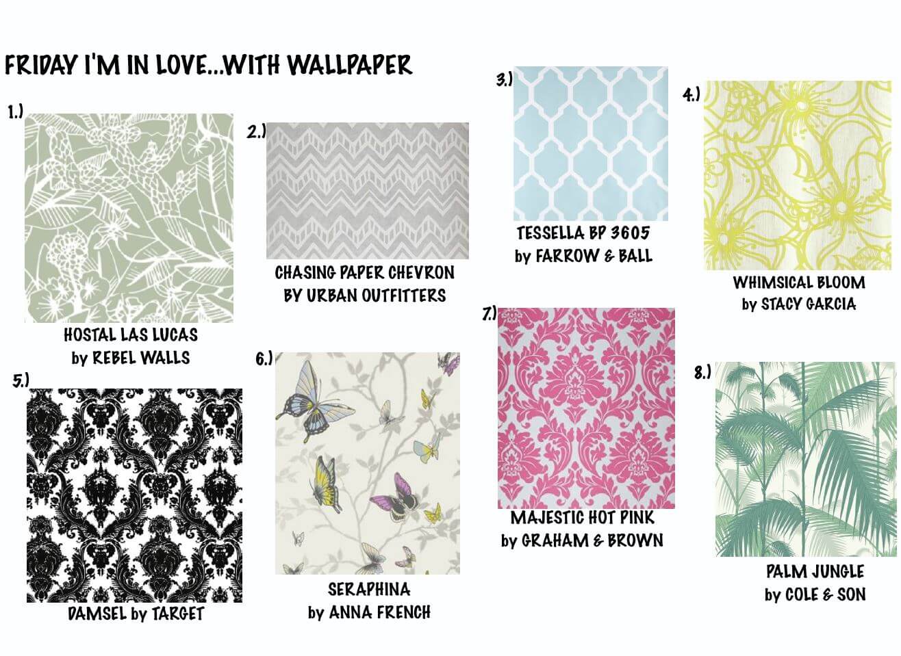 Friday I'm In Love: Wallpaper Patterns | Case Design Blog Friday I'm In Love: Wallpaper Patterns | Case Design Blog
