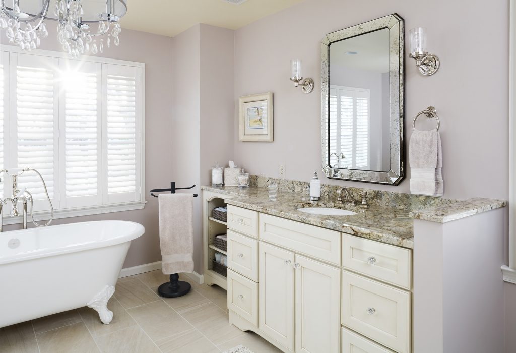 A Glamorous Primary Bath