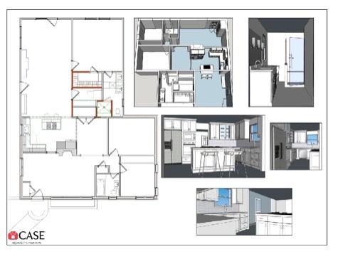 2D rendering and floorplan