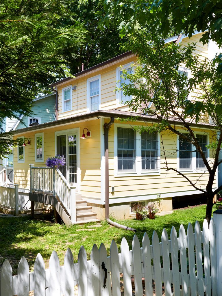 front and back porch renovation on DC home