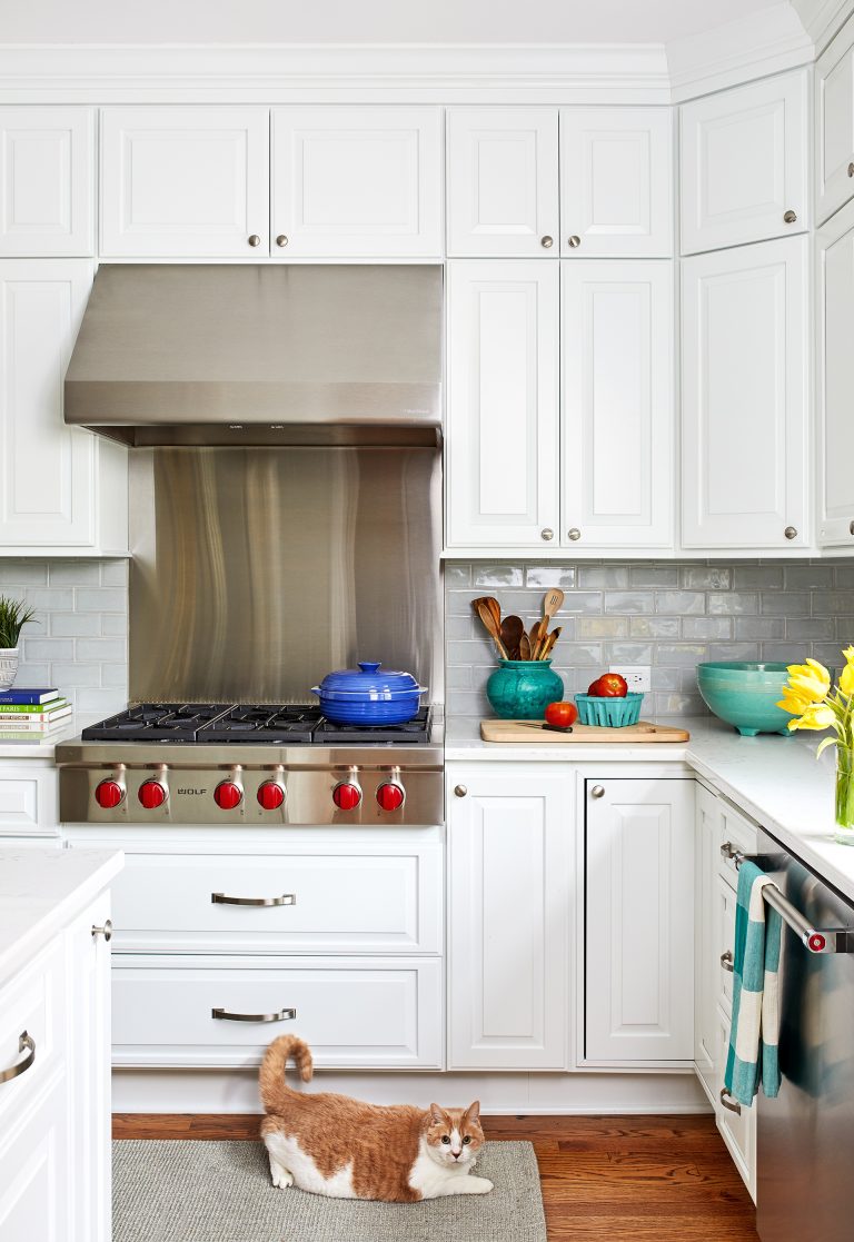 blue subway tile backsplash stainless steel backsplash behind stove