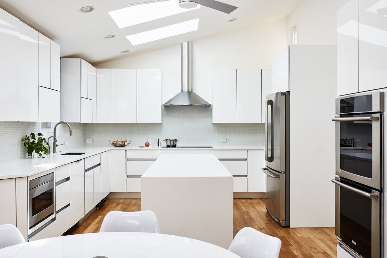 best maryland home remodeler white modern kitchen