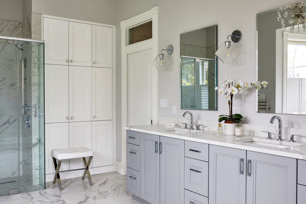 A Glam Primary Bath