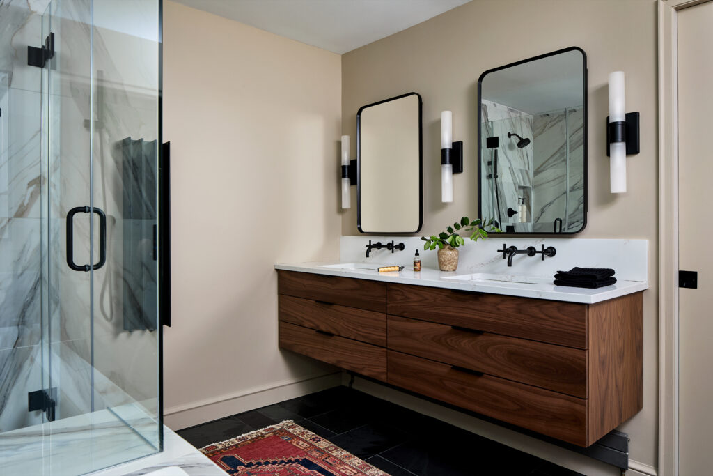 Two Bathrooms, Two Distinct Experiences